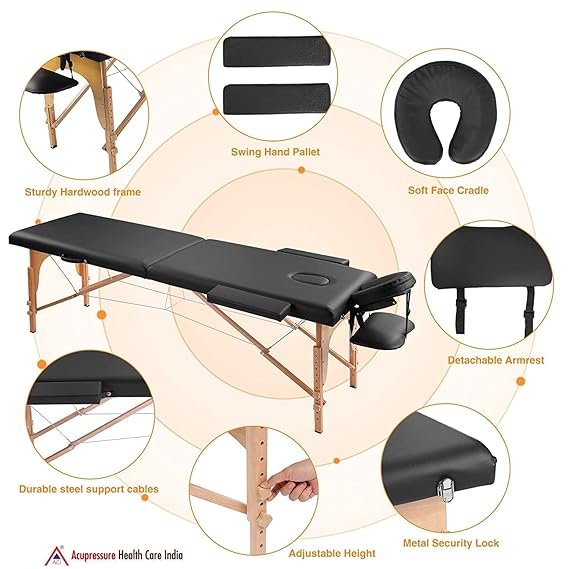 ACi Portable Double Folding Massage Treatment Bed